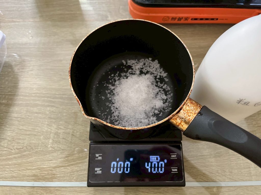 雪花糕作法-砂糖40g