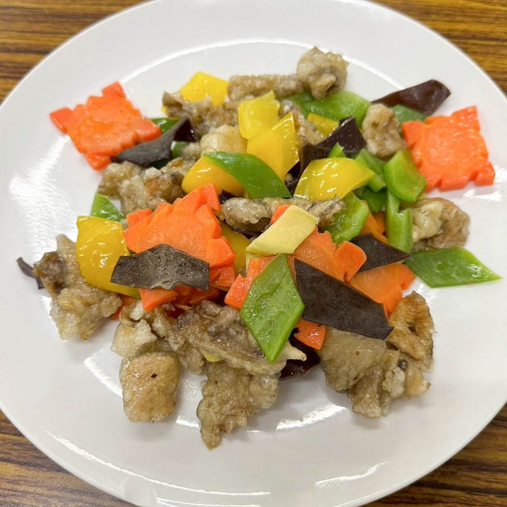 中餐丙級302-10-三色鮑菇捲