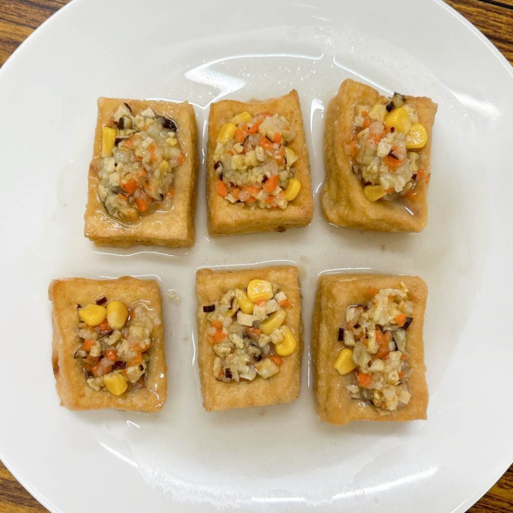 中餐丙級302-9-什錦鑲豆腐