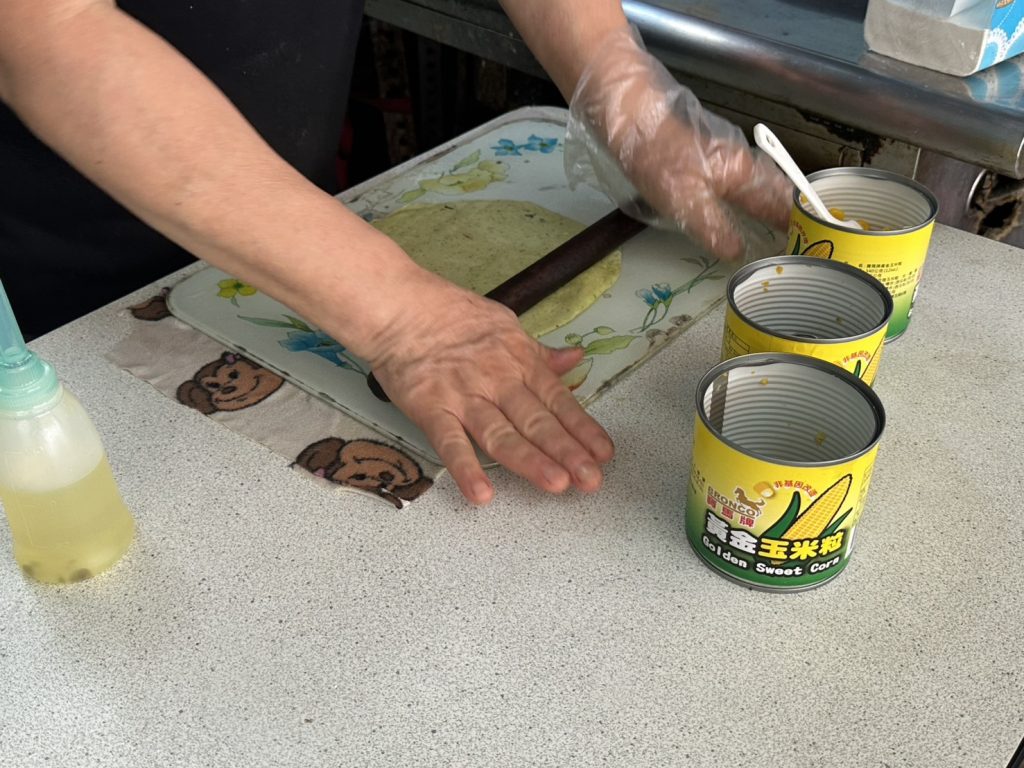 尚好素食早餐-起司玉米蛋餅