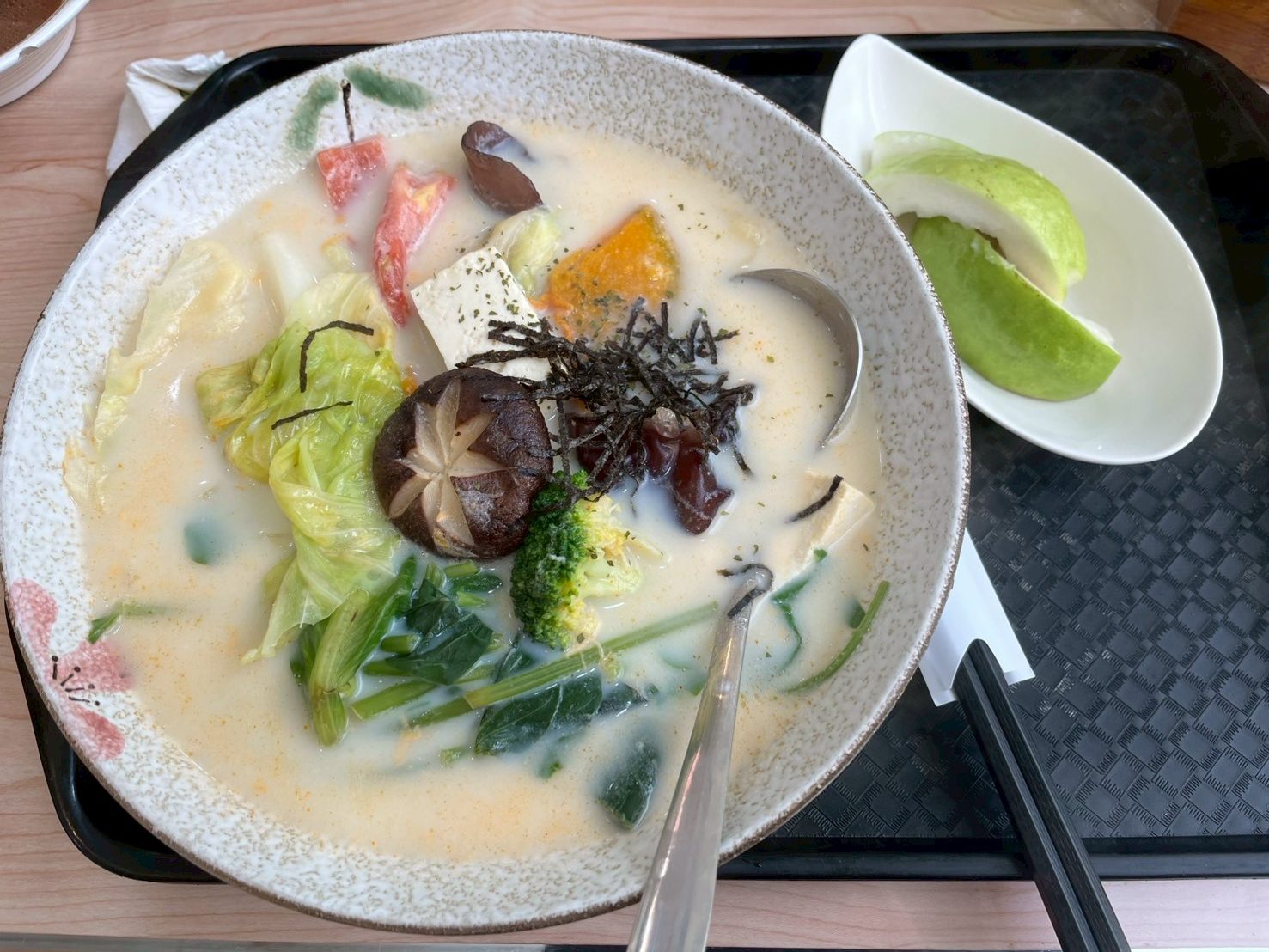 有機大地-豆漿蔬菜湯麵