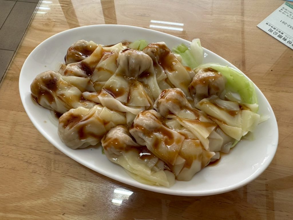 開心養生素食-紅油抄手