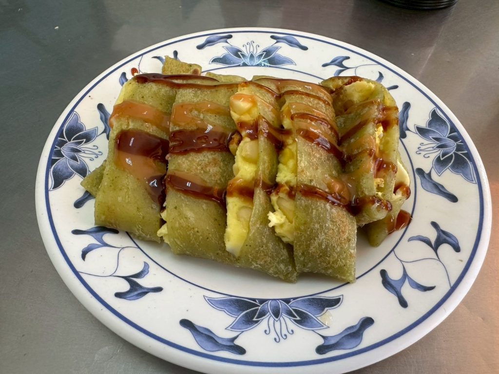 尚好素食早餐-起司玉米蛋餅