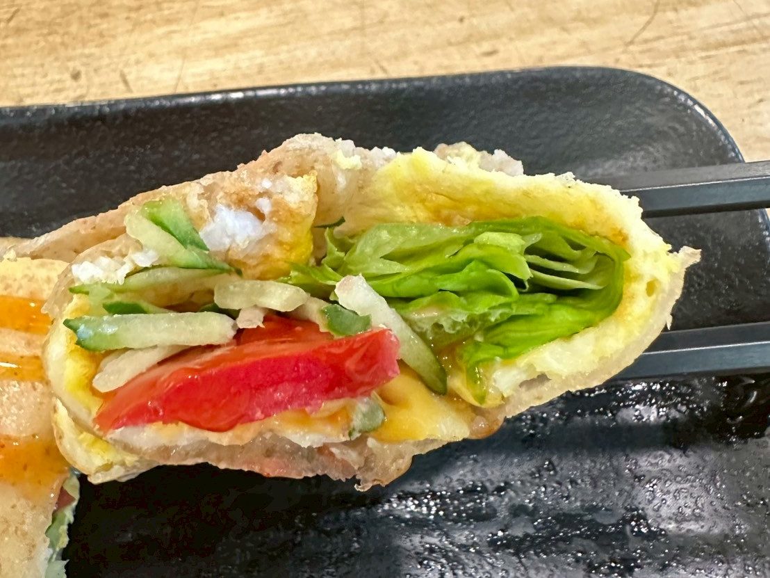 得來素-蔬菜起司蛋餅