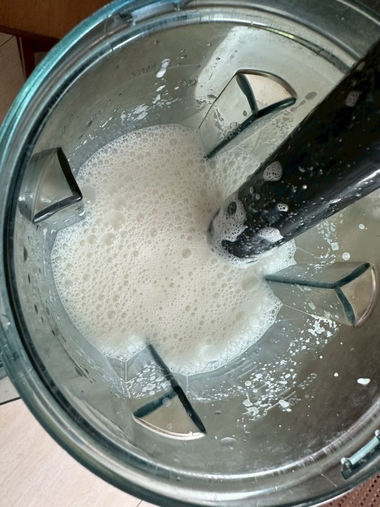 花生豆腐腦 加入500的水