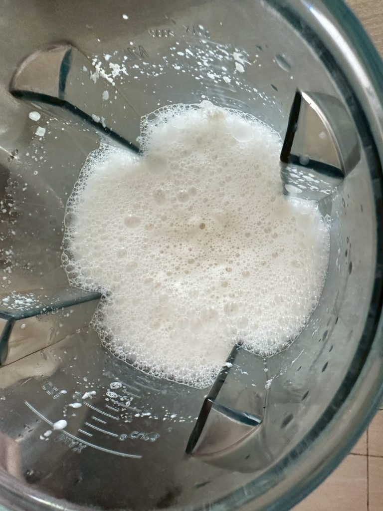 花生豆腐腦 加入500的水