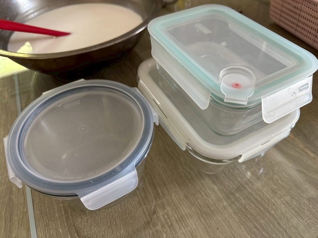 花生豆腐腦 準備模具