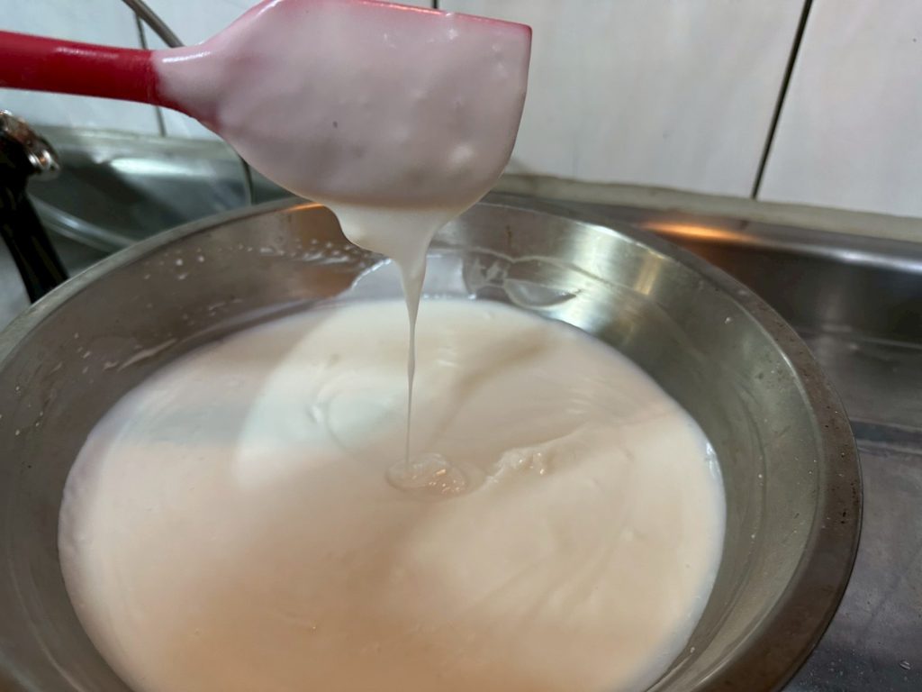 花生豆腐腦 煮到濃稠感