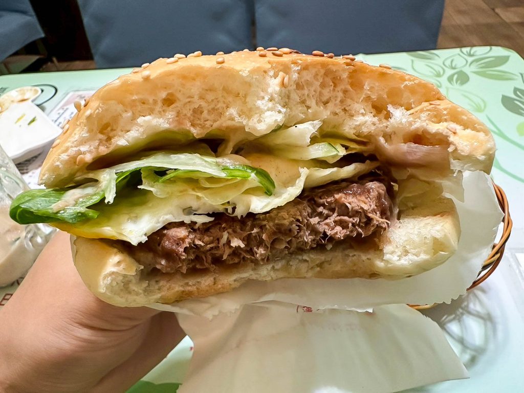 綠元素蔬食早午餐 素牛排漢堡