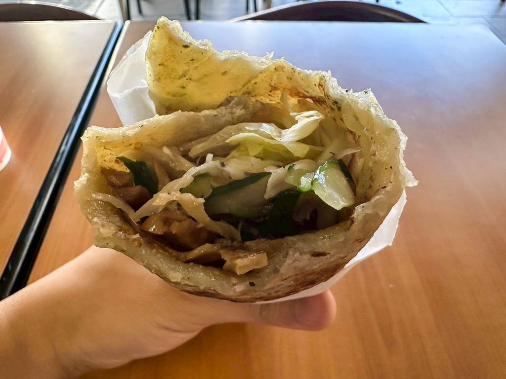 萬蓮卐蔬食早餐 捲餅系列-半月燒