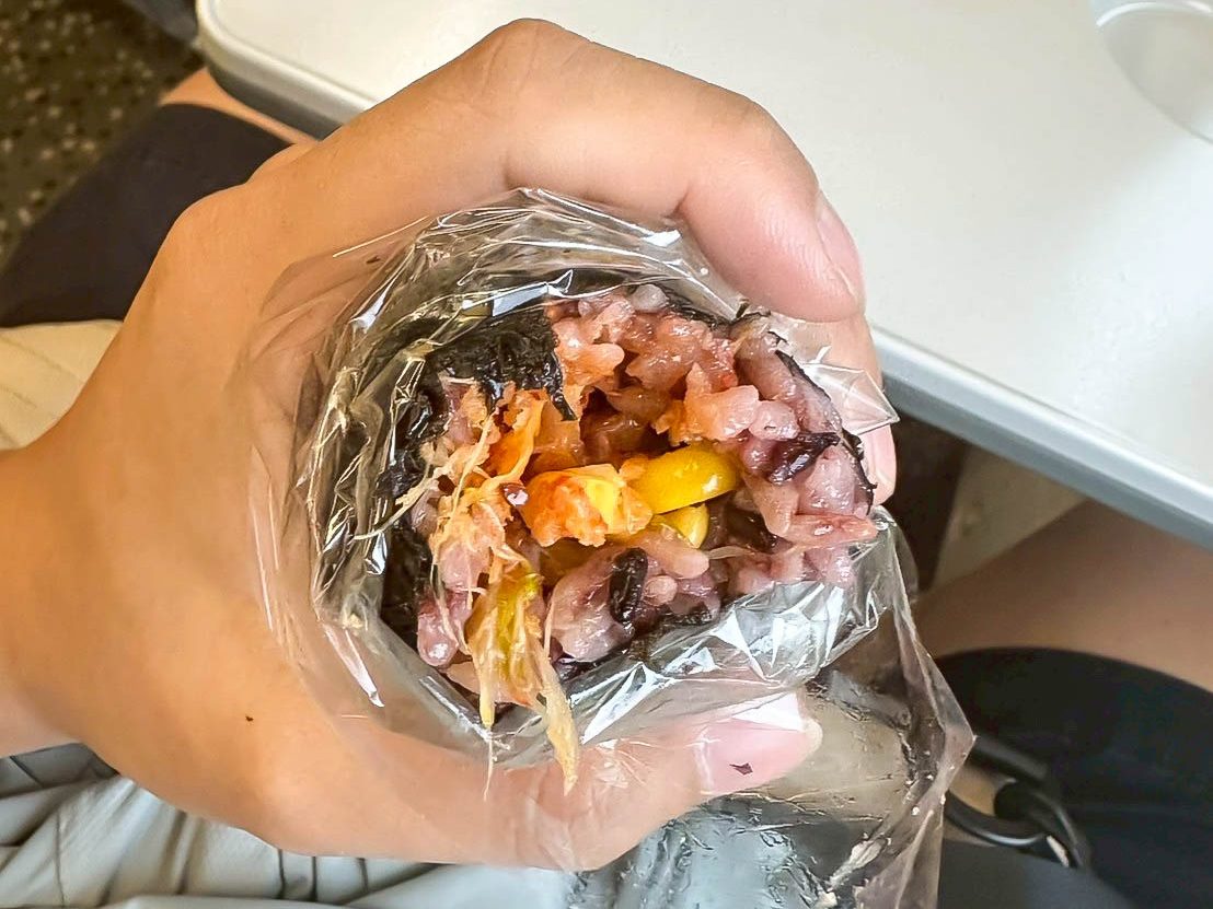 蔬活蔬食早點 海苔飯捲-韓式泡菜