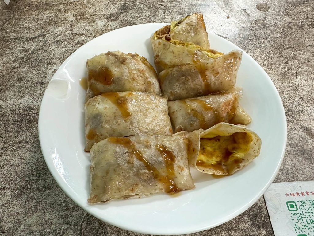 大地素食早餐 菜脯蛋餅