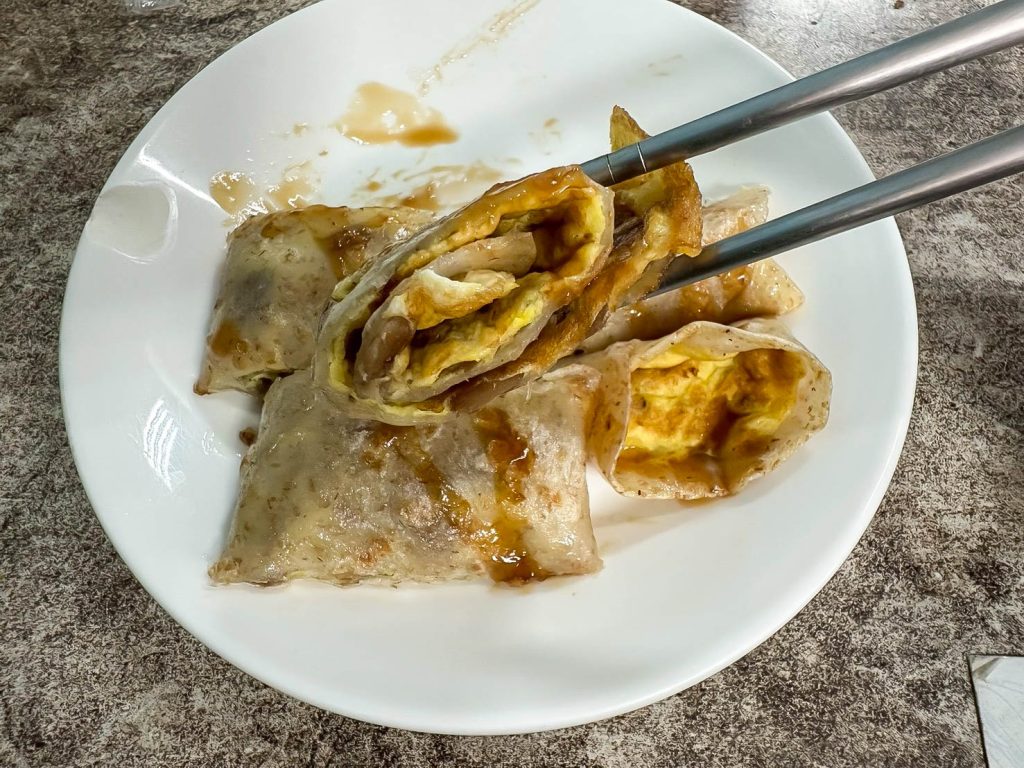 大地素食早餐 菜脯蛋餅