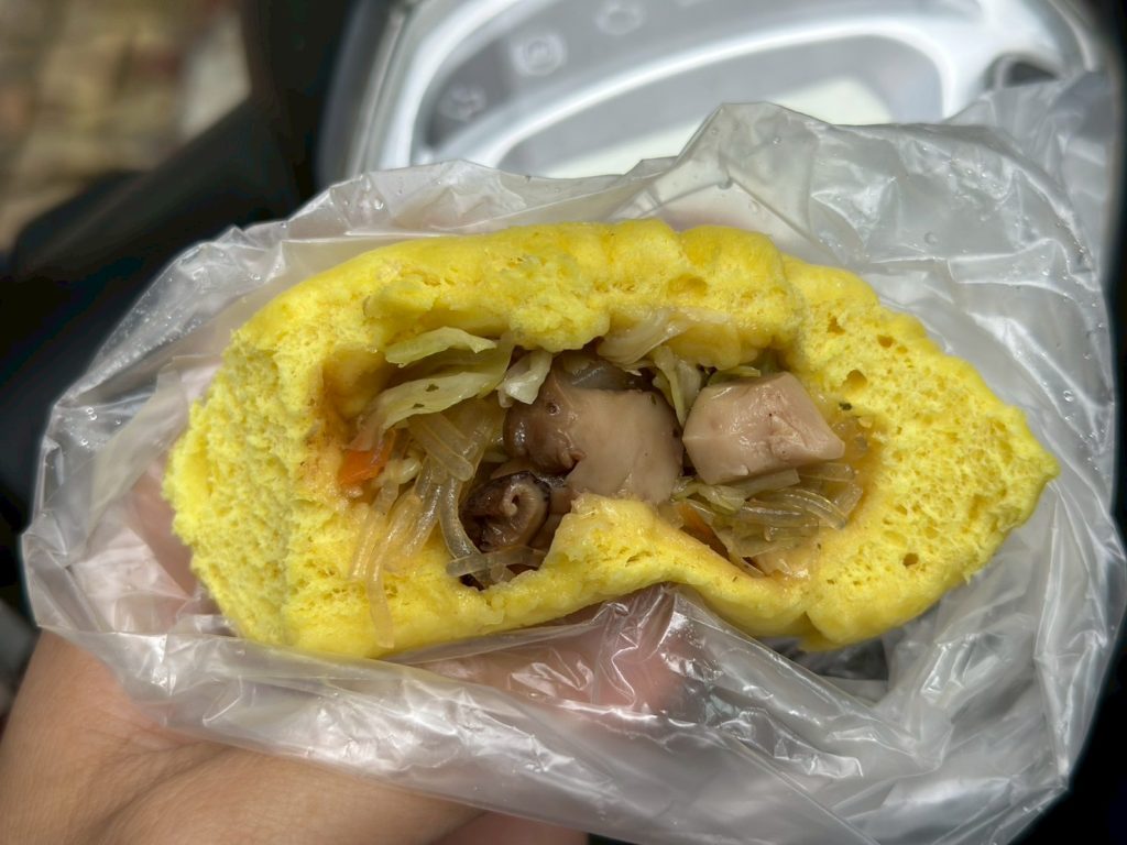 天心素食早餐 杏鮑菇菜包