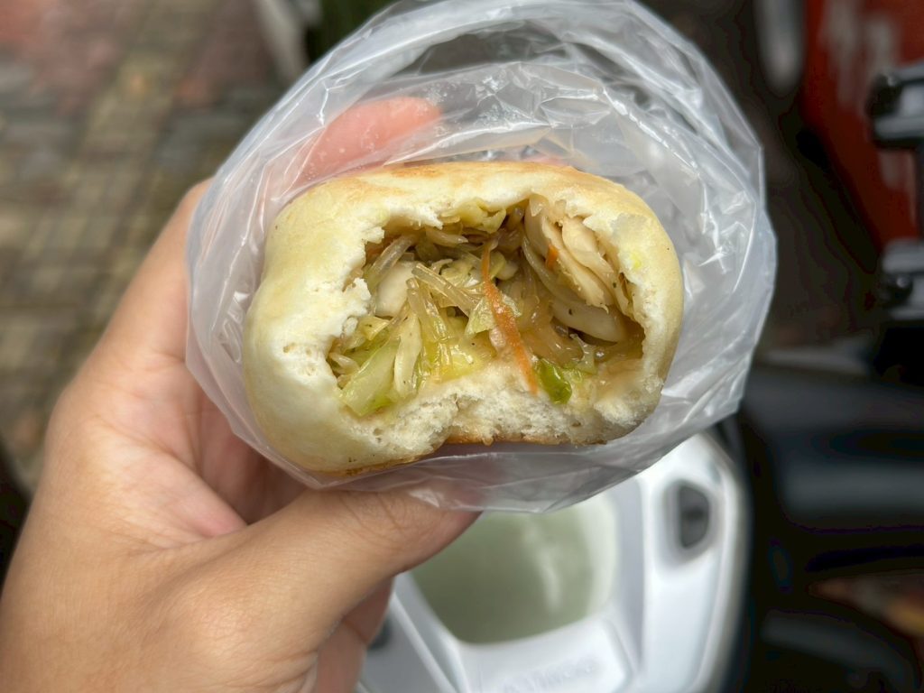 天心素食早餐 煎包