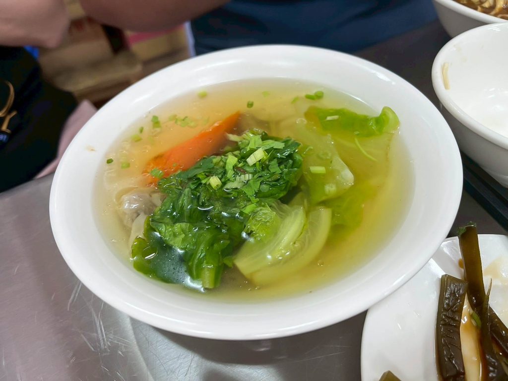 清香素食麵館 餛飩湯