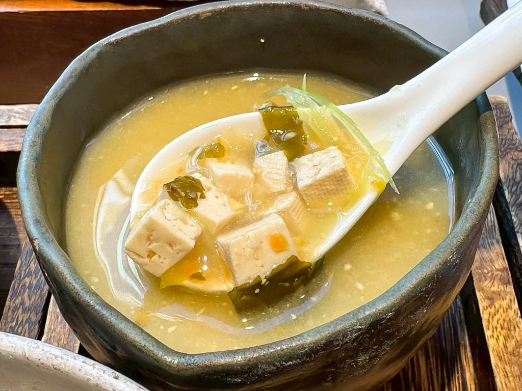 三津制麵 味噌湯
