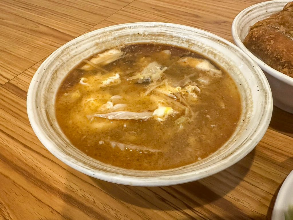 圓福蔬食 麻油蛋湯