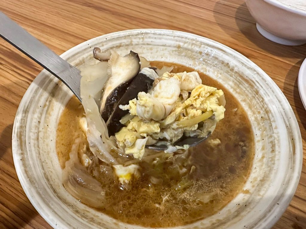 圓福蔬食 麻油蛋湯