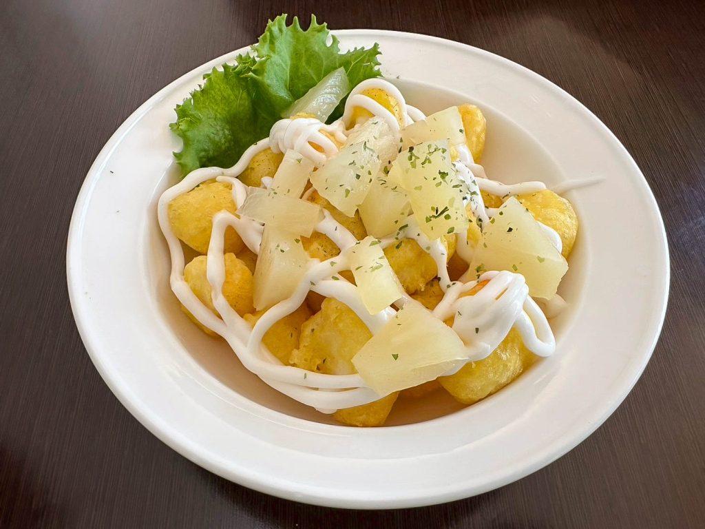 小蔬苑蔬食漢堡 繽紛鳳梨蝦球